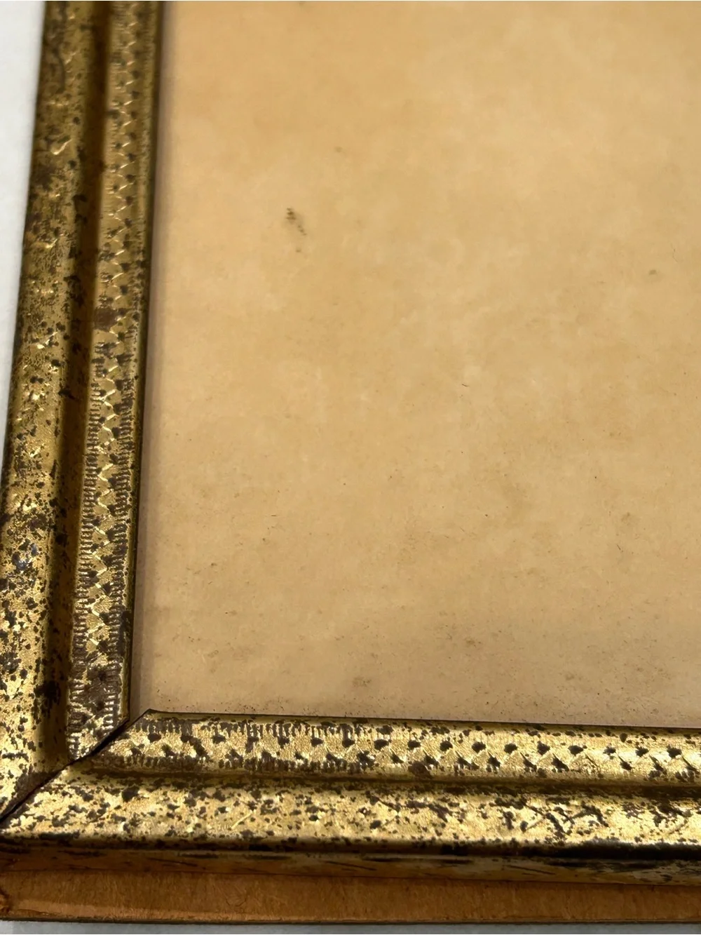 Vintage Gold Metal Picture Frames Lot of 3 Mid Century Minimalist Maximalist